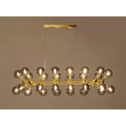 Suspension Atomic Balls Laiton 140Cm
