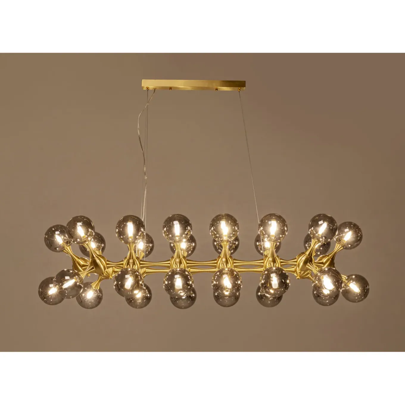 Suspension Atomic Balls Laiton 140Cm