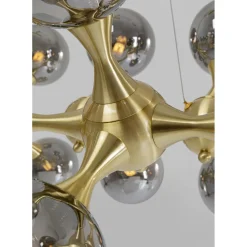Suspension Atomic Balls Laiton 140Cm