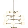 Suspension Bulb Fiction 20 Argente O102Cm