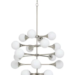 Suspension Bulb Fiction 20 Argente O102Cm