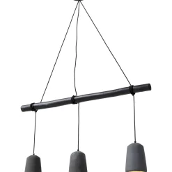 Suspension Dining Concrete Noir Tre