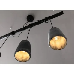 Suspension Dining Concrete Noir Tre