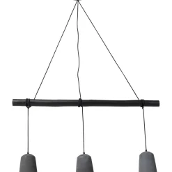 Suspension Dining Concrete Noir Tre