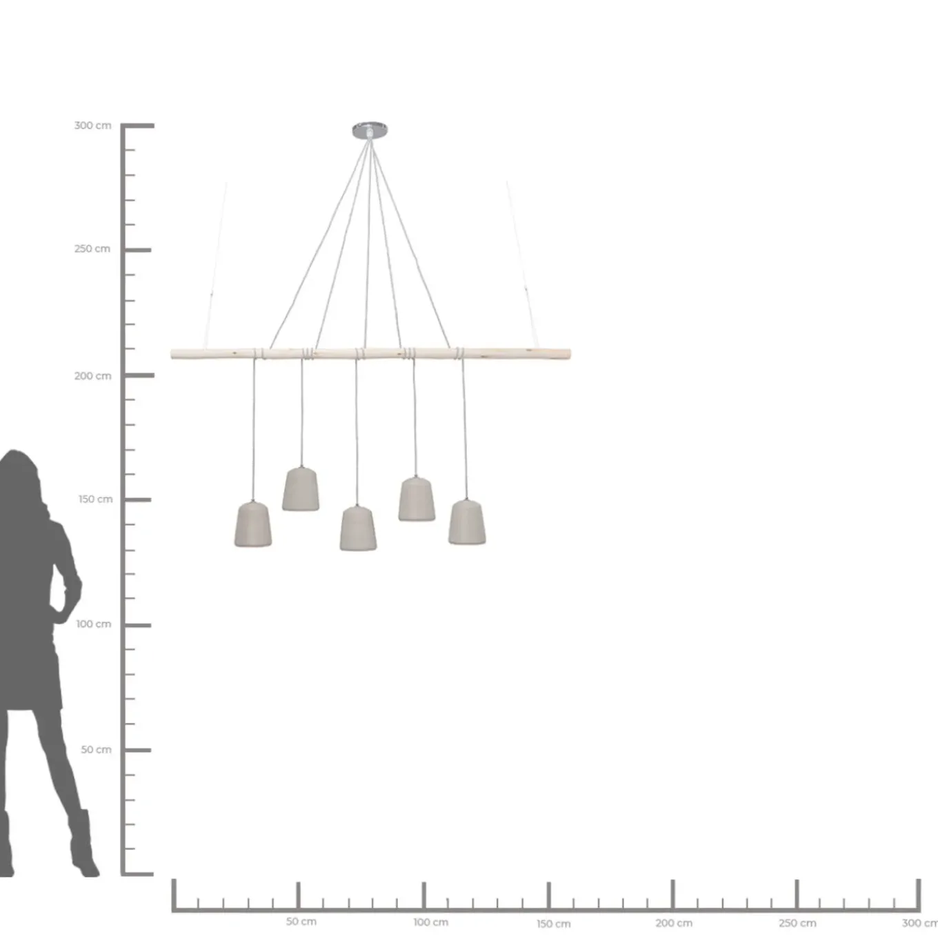 Suspension Dining Concrete Cinque