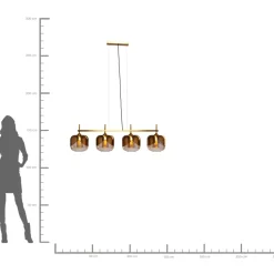 Suspension Doreen Goblet Quattro O25Cm