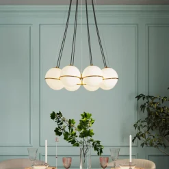 Suspension Globes Dore O71Cm