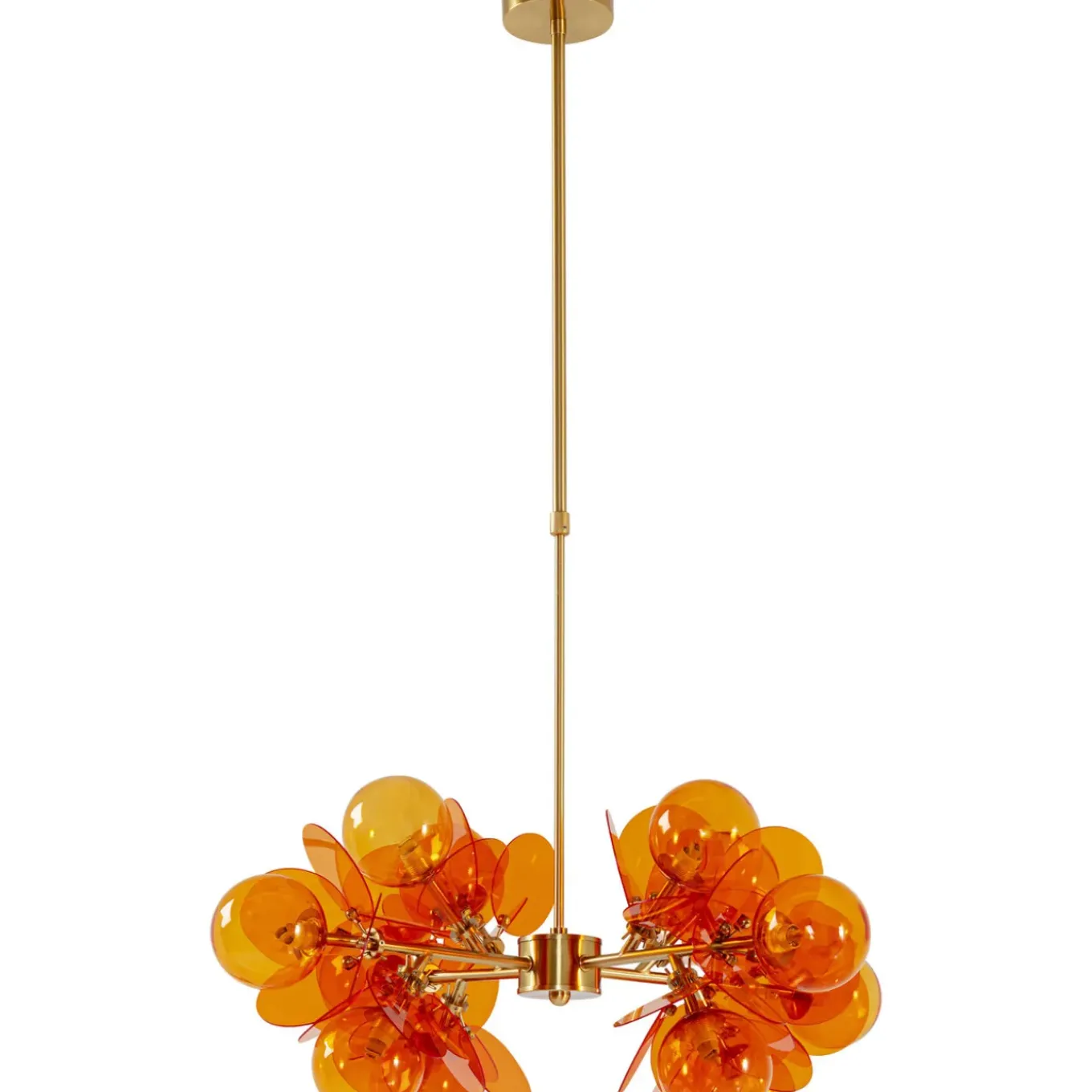 Suspension Globo Ambre 79Cm