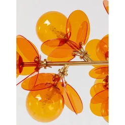 Suspension Globo Ambre 79Cm