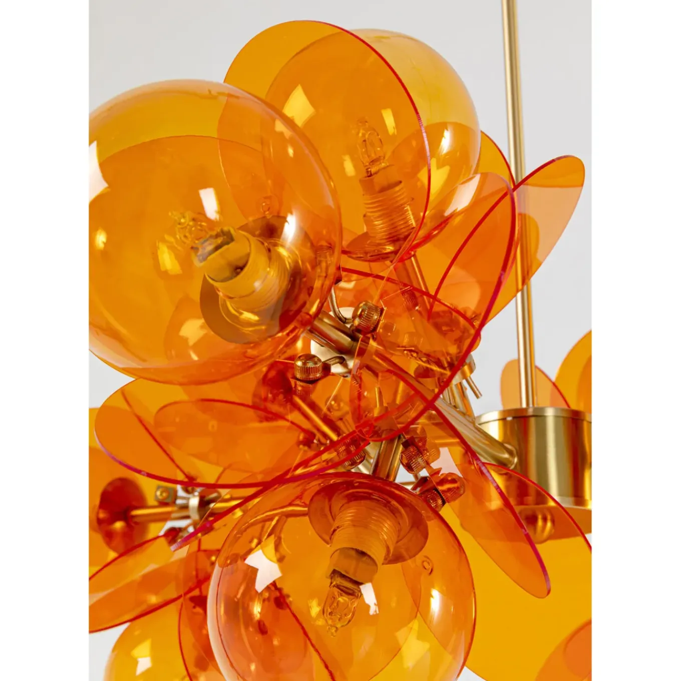 Suspension Globo Ambre 79Cm