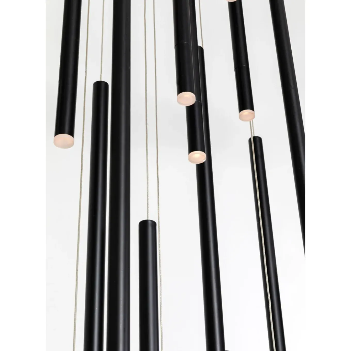 Suspension Living Vegas Deluxe Noir Mat Led
