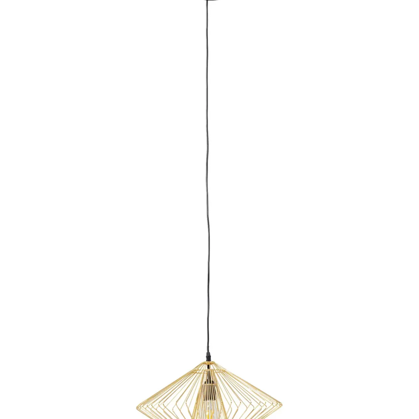 Suspension Modo Wire Rond Dore