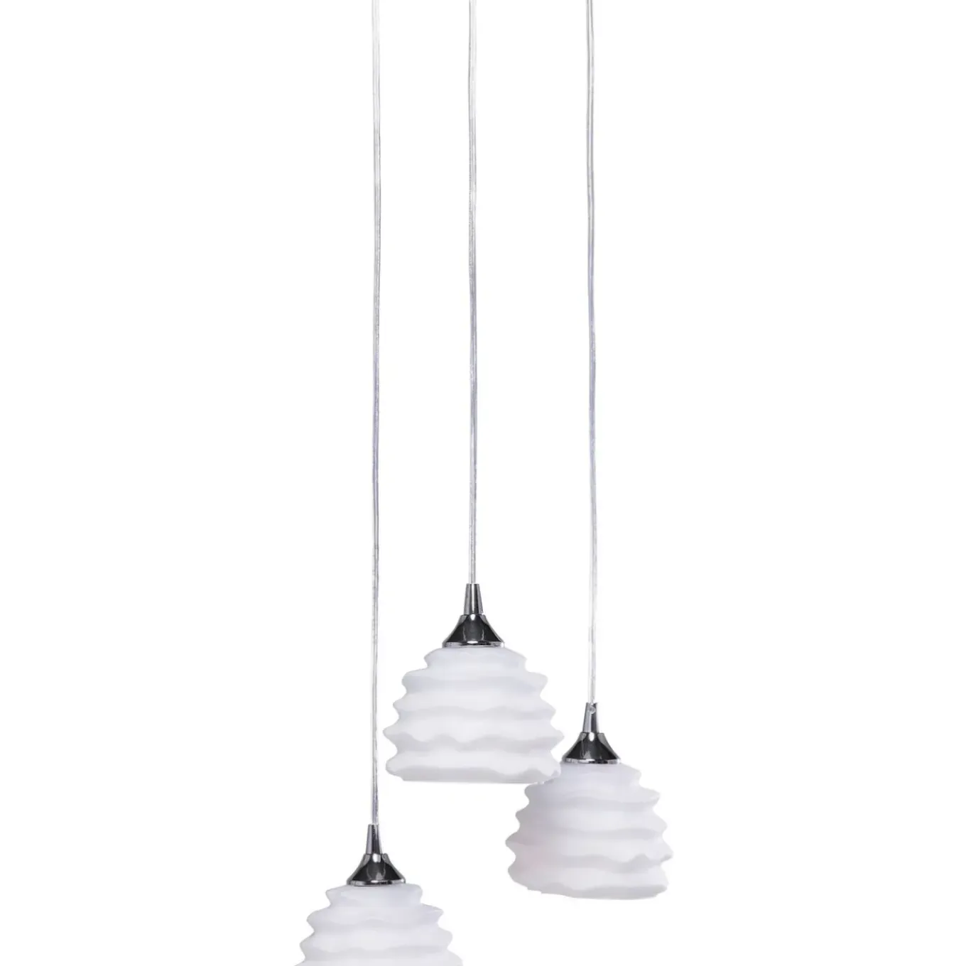 Suspension Ruffle Blanc O 37Cm