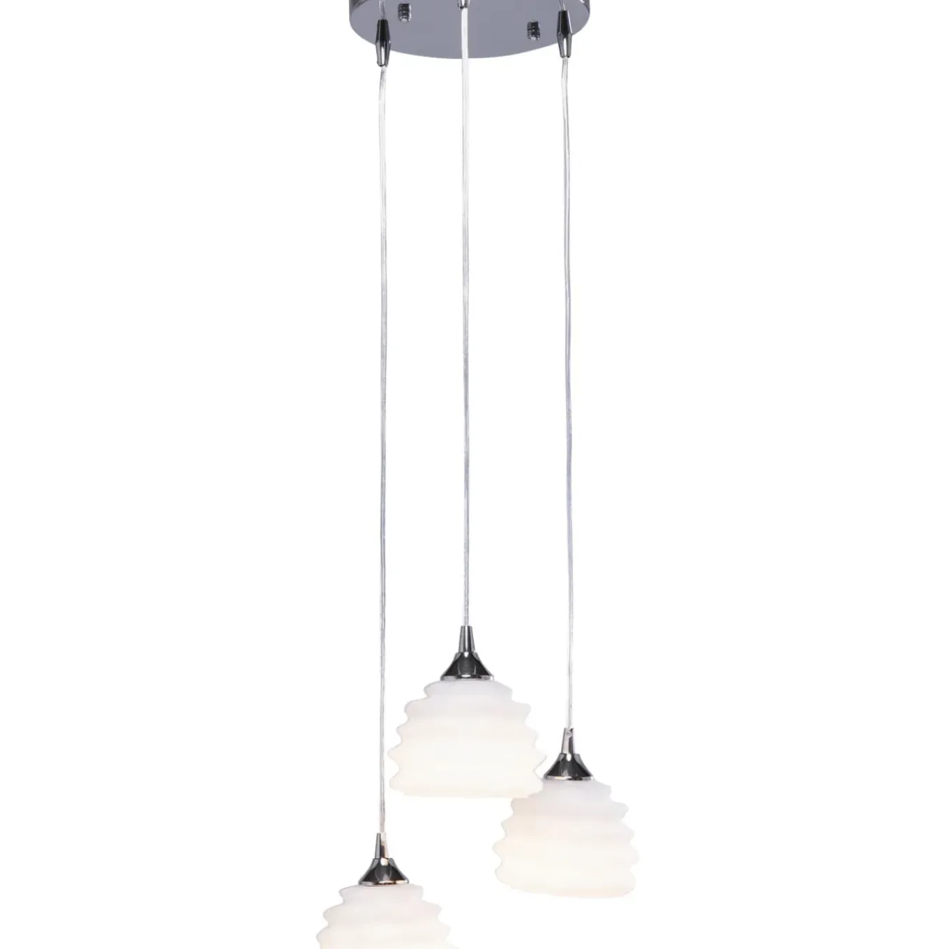 Suspension Ruffle Blanc O 37Cm