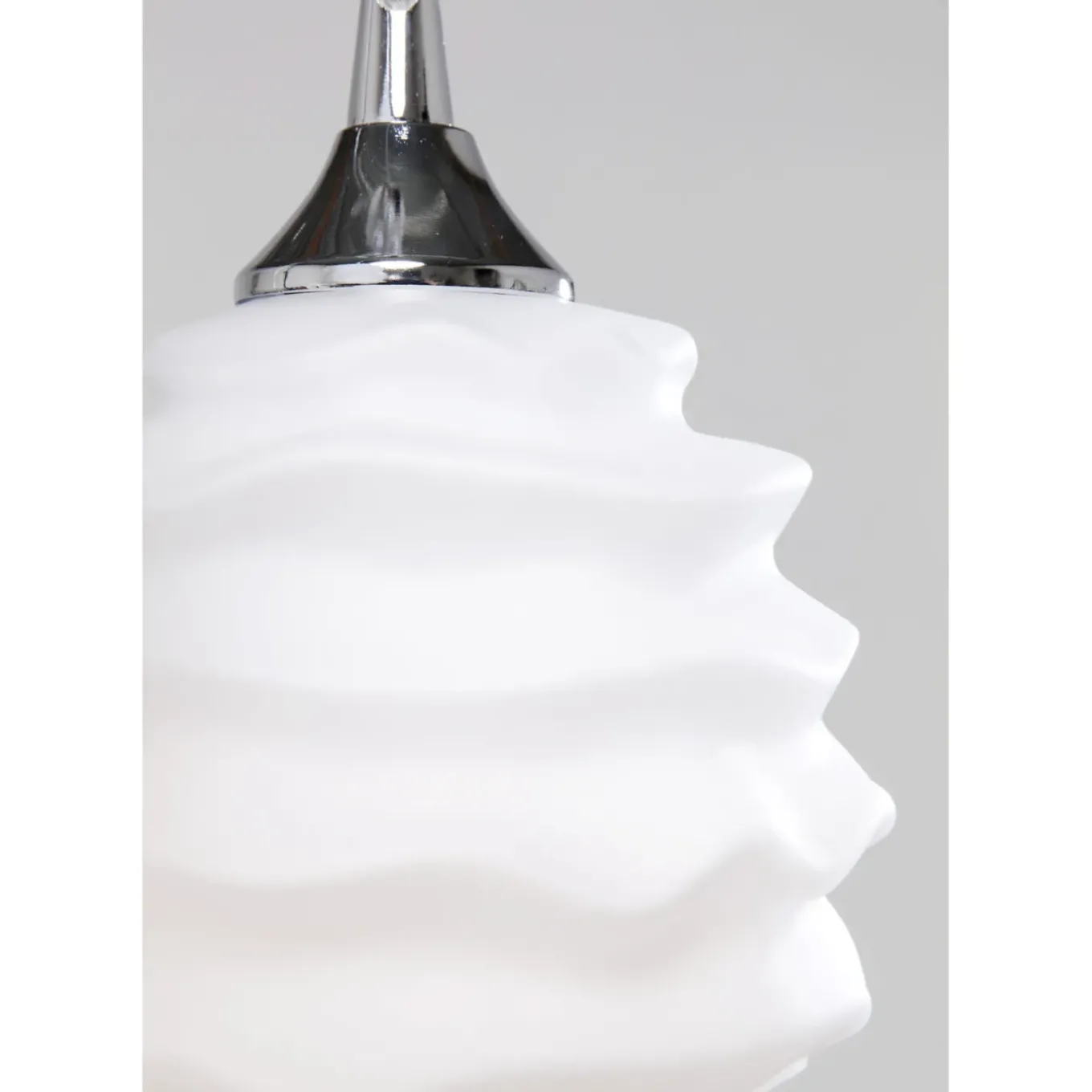 Suspension Ruffle Blanc O 37Cm