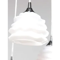 Suspension Ruffle Blanc O 37Cm