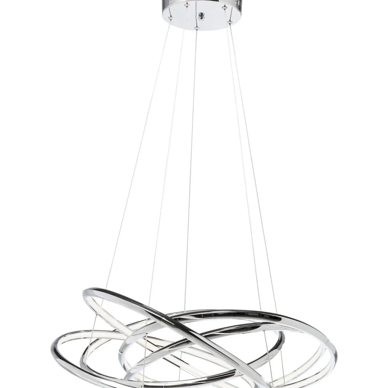 Suspension Saturn Led Chrome Gm