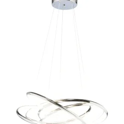 Suspension Saturn Led Chrome Gm