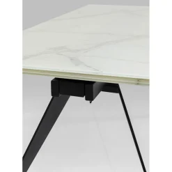 Table A Rallonges Amsterdam Look Marbre 160(40+40)