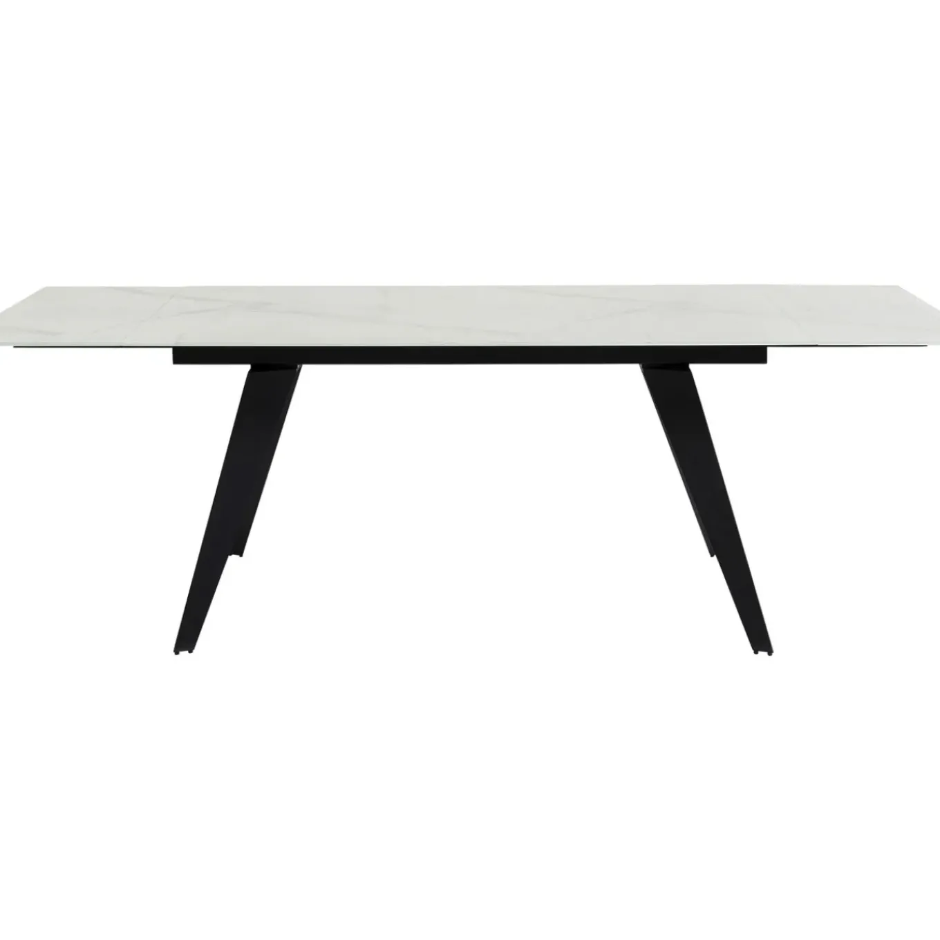 Table A Rallonges Amsterdam Look Marbre 160(40+40)