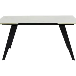 Table A Rallonges Amsterdam Look Marbre 160(40+40)