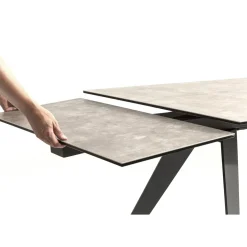 Table A Rallonges Amsterdam Fonce 160/40+40)X90Cm