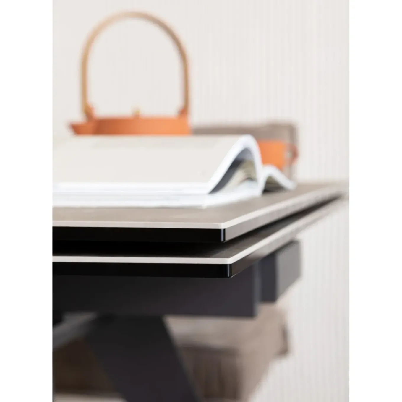 Table A Rallonges Amsterdam Fonce 200/45+45)X100Cm