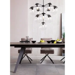 Table A Rallonges Amsterdam Fonce 200/45+45)X100Cm