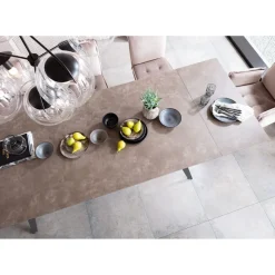 Table A Rallonges Amsterdam Fonce 200/45+45)X100Cm