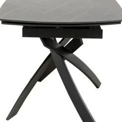 Table A Rallonges Twist Noir 120(30+30)X90Cm