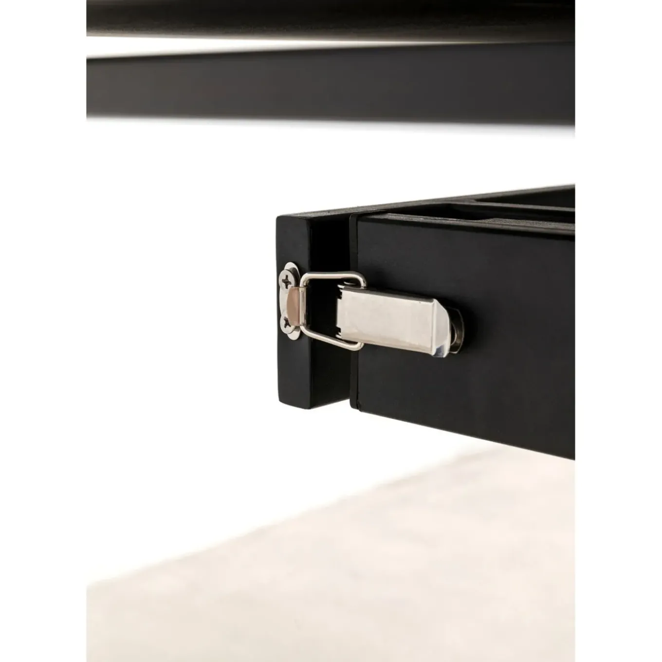 Table A Rallonges Twist Noir 120(30+30)X90Cm