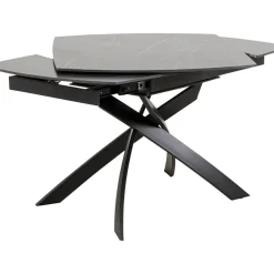 Table A Rallonges Twist Noir 120(30+30)X90Cm