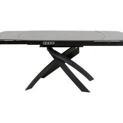 Table A Rallonges Twist Noir 120(30+30)X90Cm