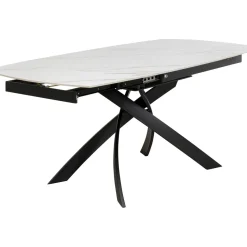 Table A Rallonges Twist Onyx 120(30+30)X90Cm