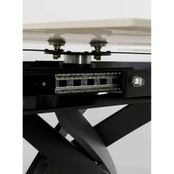 Table A Rallonges Twist Onyx 120(30+30)X90Cm