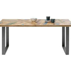 Table Abstract Acier Brut 180X90
