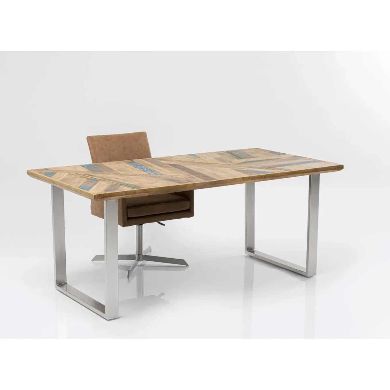 Table Abstract Chrome 180X90