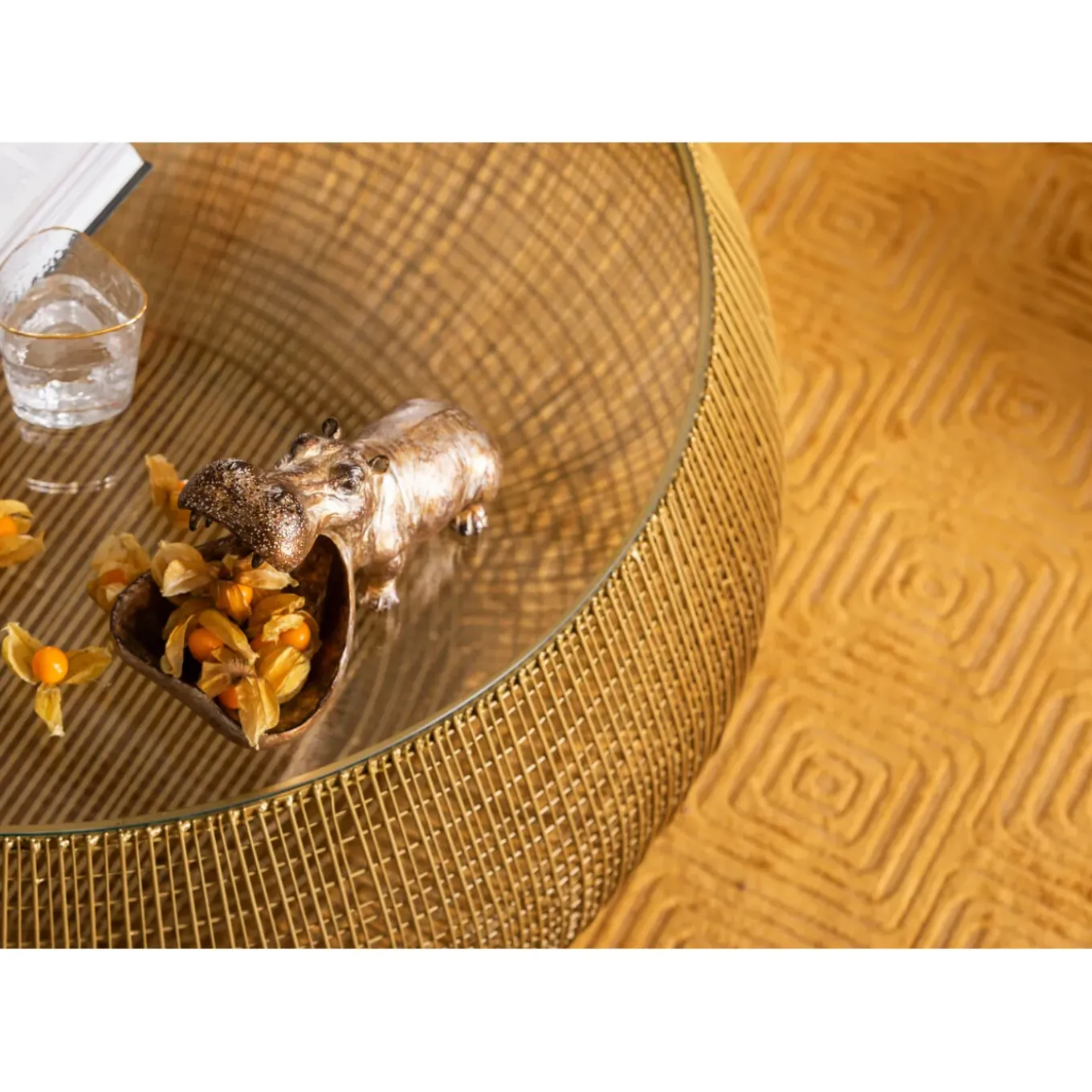 Table Basse Cesta Gold