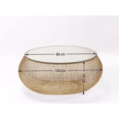 Table Basse Cesta Gold
