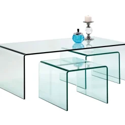 Table Basse Clear Club (Set De 3)