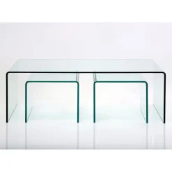 Table Basse Clear Club (Set De 3)