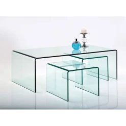 Table Basse Clear Club (Set De 3)