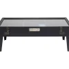 Table Basse Collector Noir 122X55Cm