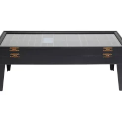 Table Basse Collector Noir 122X55Cm