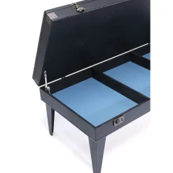 Table Basse Collector Noir 122X55Cm