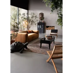 Table Basse Collector Noir 122X55Cm