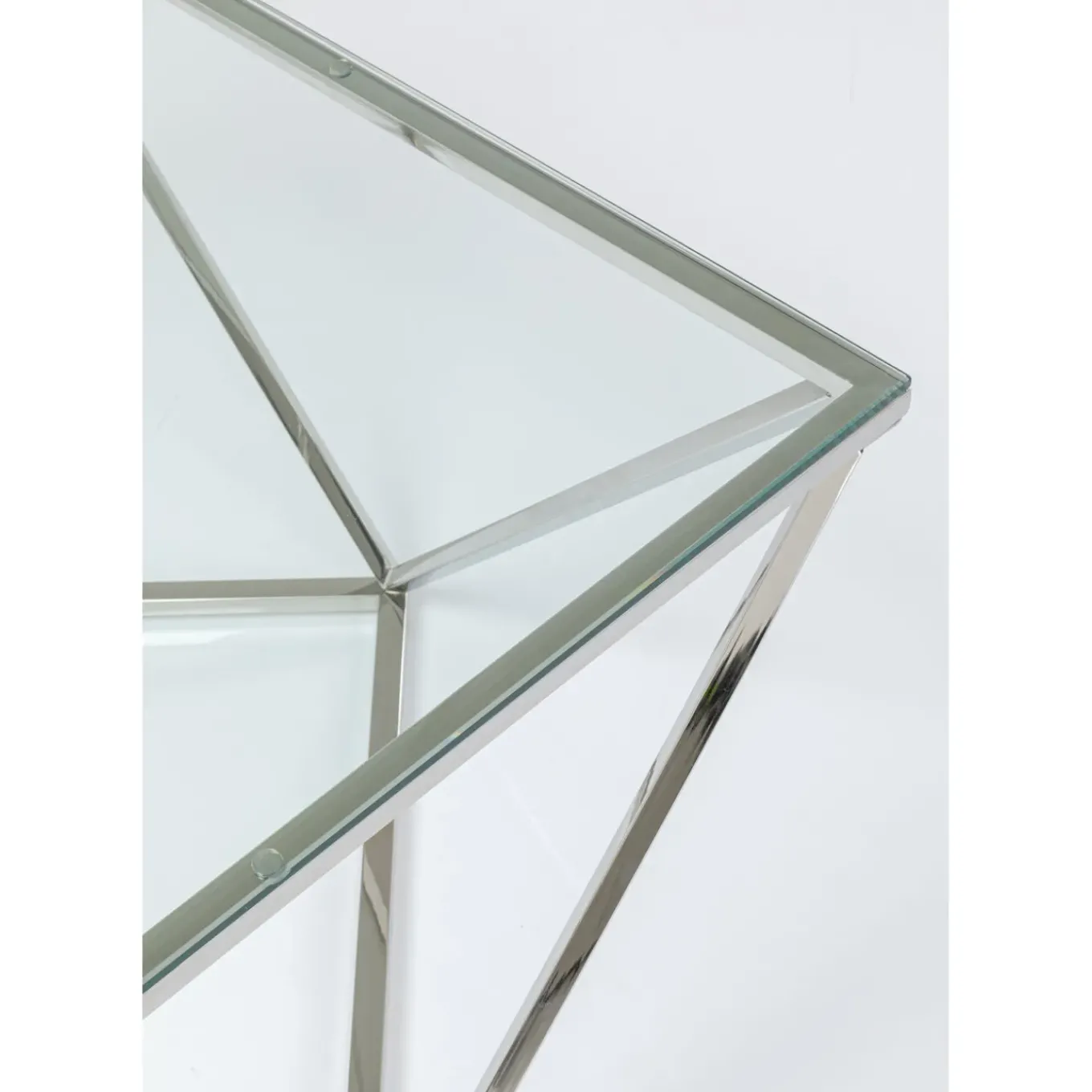 Table Basse Cristallo Argente 80X80Cm