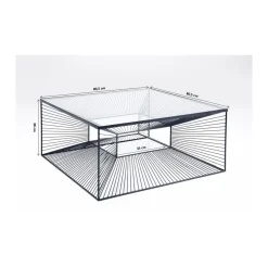 Table Basse Dimension 80X80