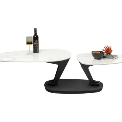 Table Basse Franklin Blanc 150X58Cm