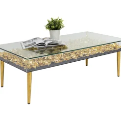Table Basse Gold Flowers 120X60